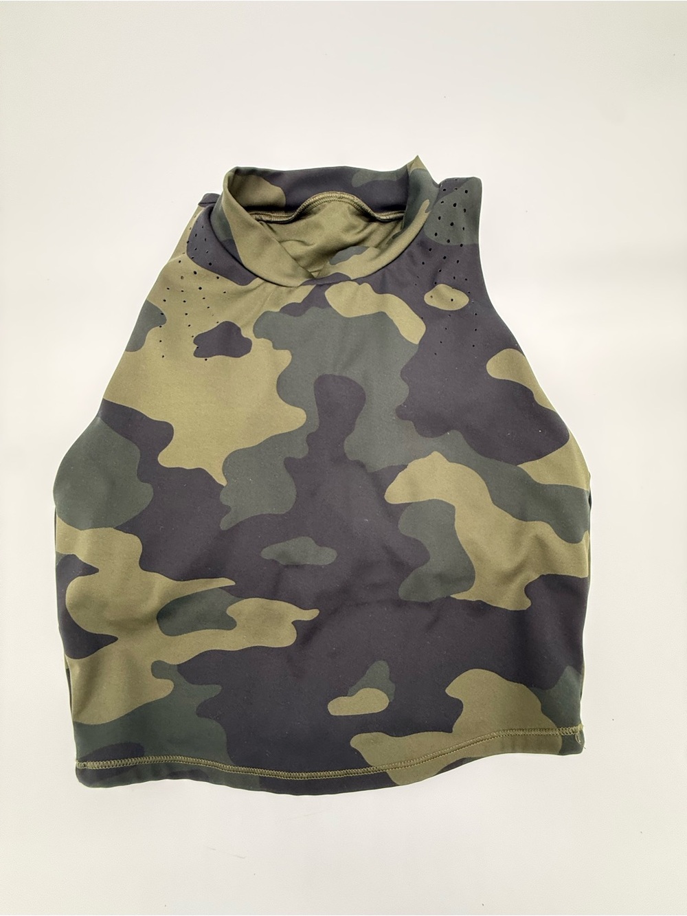 all in motion Olive Green and Black Camo Athletic Top